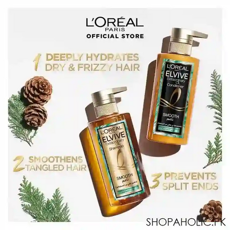 l'oreal paris elvive extraordinary oil conditioner, silicone free, 440ml image3
