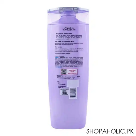 l'oreal paris elvive hyaluron moisture 72h moisture filling shampoo, 360ml image3