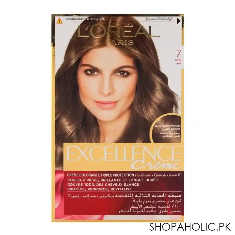 l'oreal paris excellence hair color, blonde 7 image2