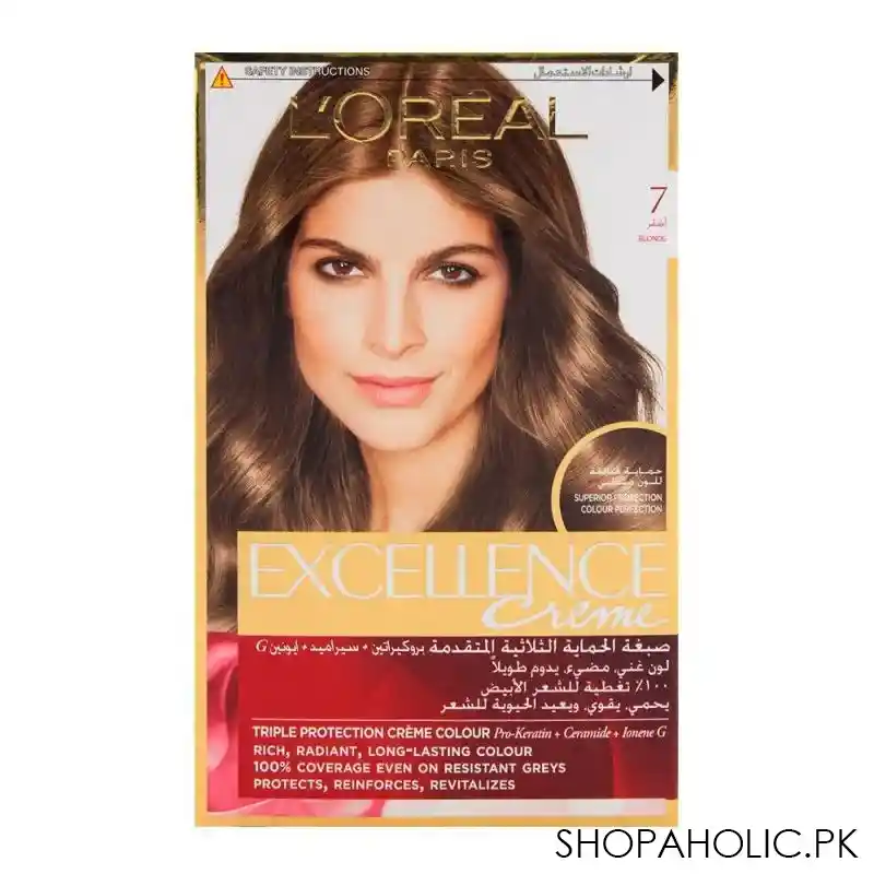 l'oreal paris excellence hair color, blonde 7 image3