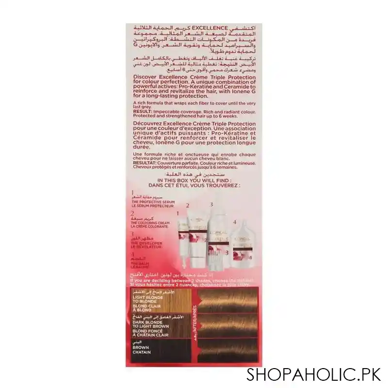 l'oreal paris excellence hair color, blonde 7 image4