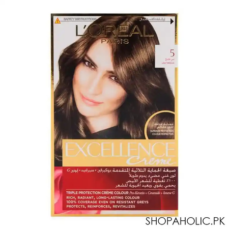 l'oreal paris excellence hair color, light brown 5 image2