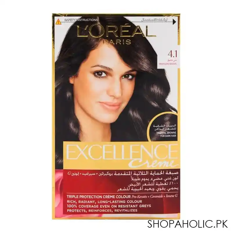 l'oreal paris excellence hair color profound brown 4.1 image2