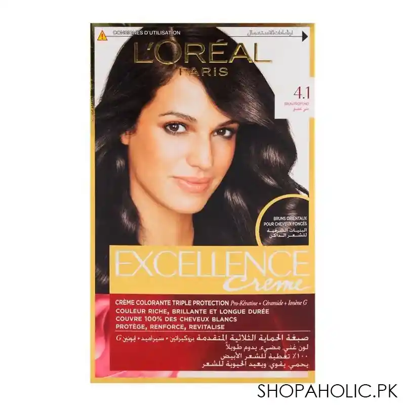 l'oreal paris excellence hair color profound brown 4.1 main image