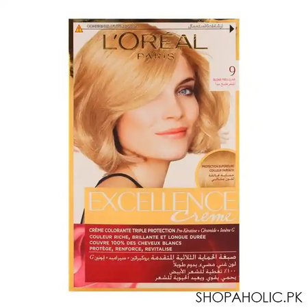l'oreal paris excellence hair color, very light blond 9 image2