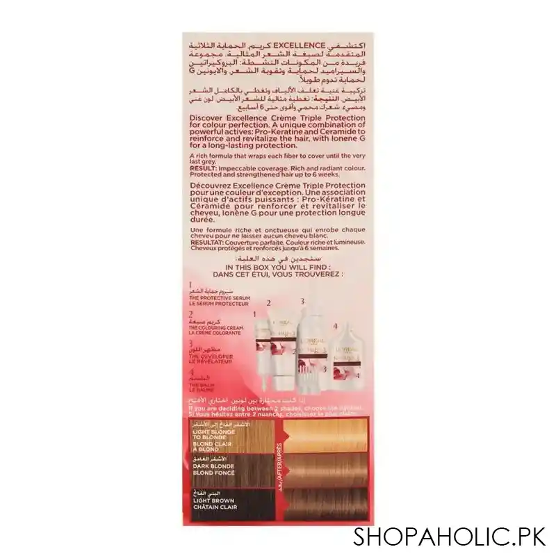 l'oreal paris excellence hair color, very light blond 9 image4