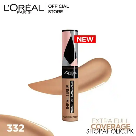 l'oreal paris infallible more than concealer, 332, amber main image