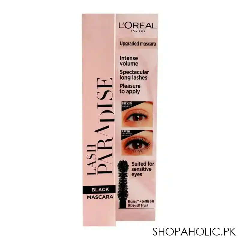 l'oreal paris intense volume paradise extatic mascara, 01 black image4
