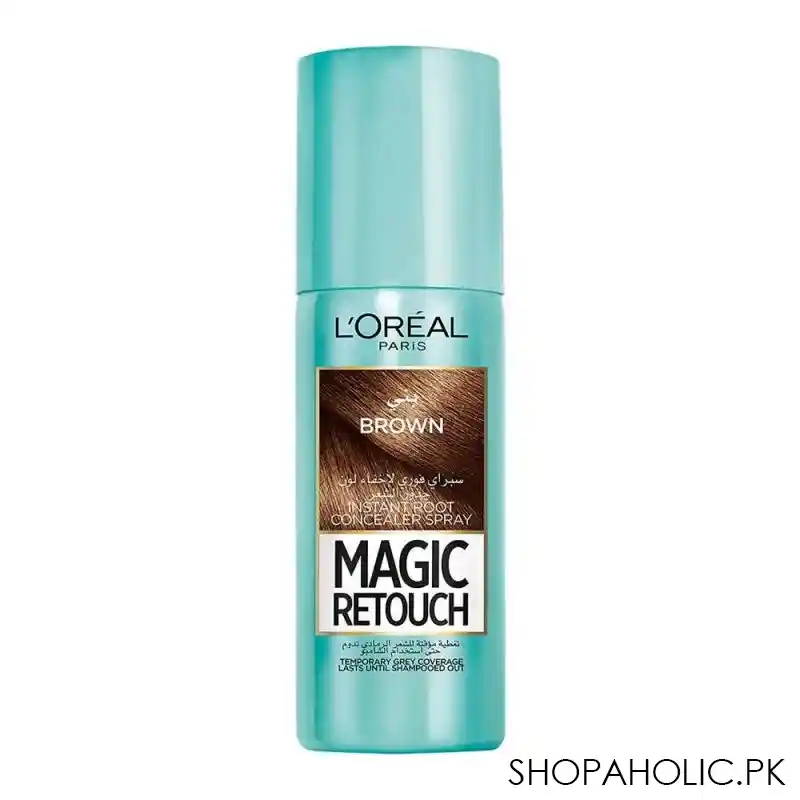 l'oreal paris magic retouch instant root concealer spray, brown, 75ml image2