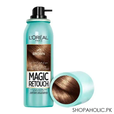 l'oreal paris magic retouch instant root concealer spray, brown, 75ml main image