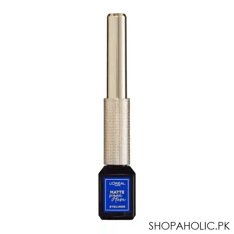 l'oreal paris matte signature eyeliner, 02 blue image5