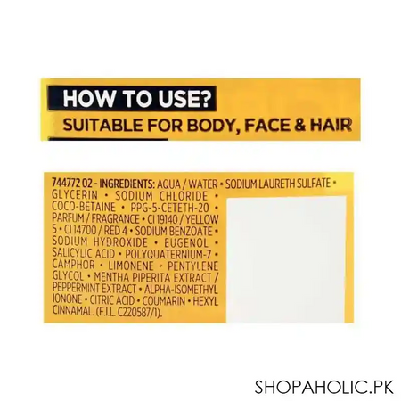 l'oreal paris men expert invincible sports 5 in 1 body + face + hair shower gel, after sport, 300ml image3