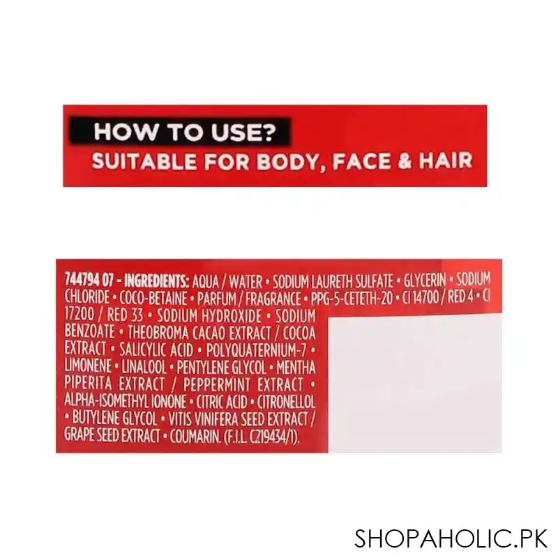 l'oreal paris men expert stress resist body + face + hair shower gel, intense relaxing, 300ml image3