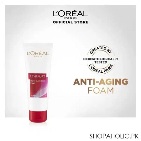 l'oreal paris revitalift milky cleansing foam, 100ml image3