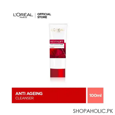 l'oreal paris revitalift milky cleansing foam, 100ml main image
