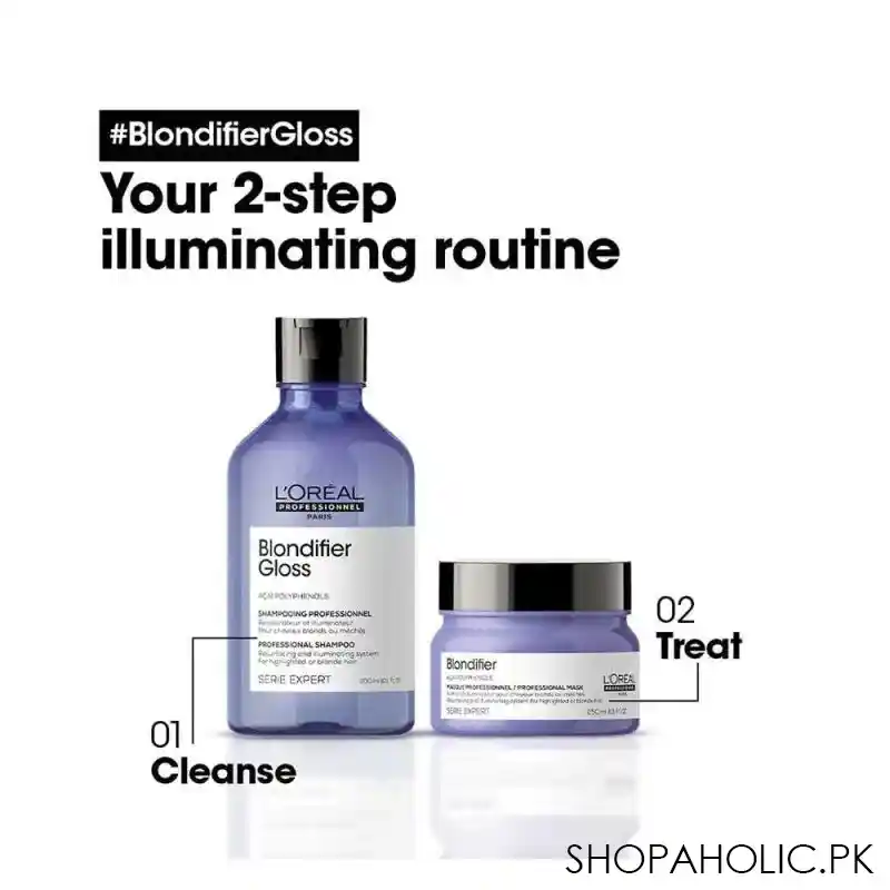 l'oreal professionnel serie expert blondifier acai polyphenols professional hair mask 250ml image3