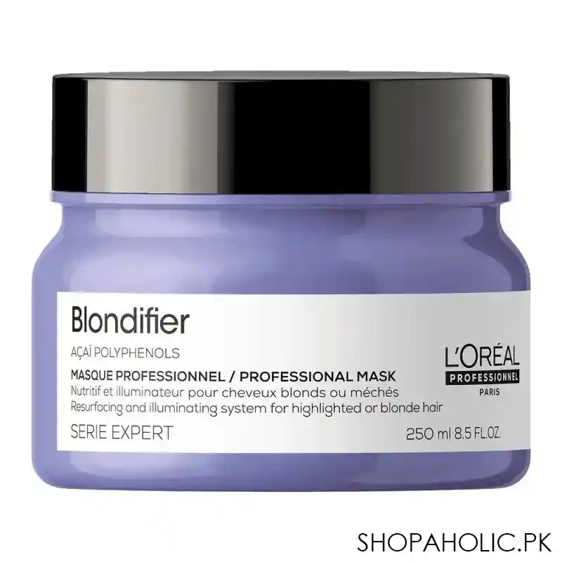l'oreal professionnel serie expert blondifier acai polyphenols professional hair mask 250ml image6