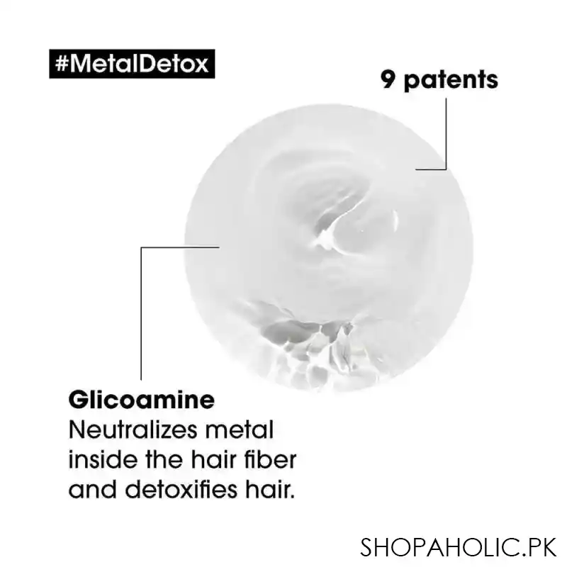 l'oreal professionnel serie expert metal detox glicoamine + ionene professional mask, 250ml image4