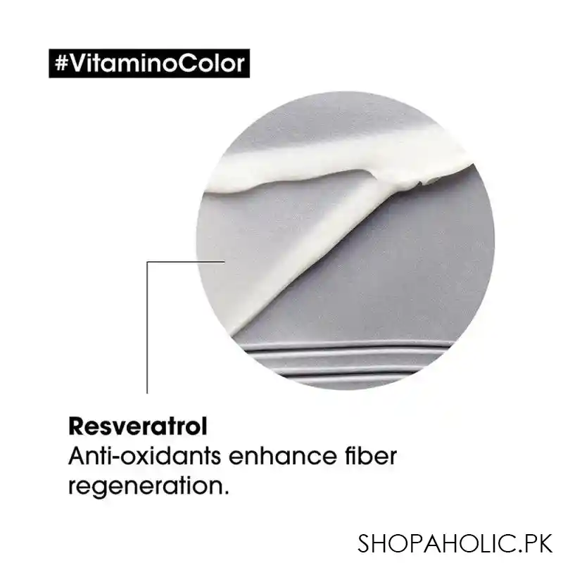l'oreal professionnel serie expert resveratrol vitamino color professional shampoo, 300ml image4
