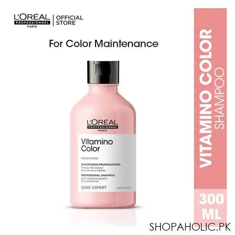 l'oreal professionnel serie expert resveratrol vitamino color professional shampoo, 300ml main image