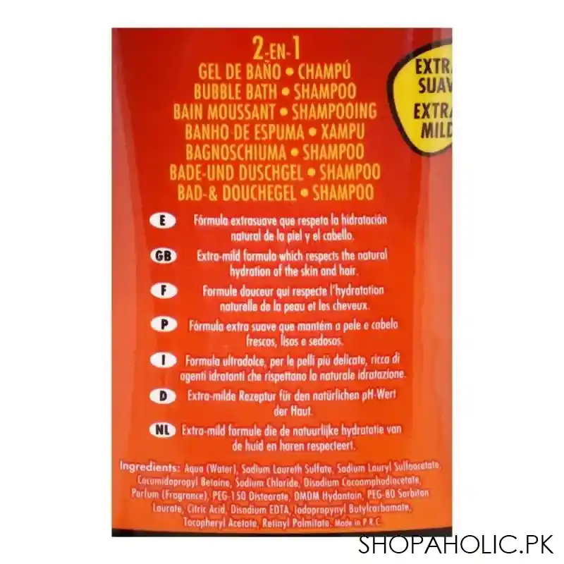 lorenay incredible 2 bubble bath + shampoo, 475ml image3