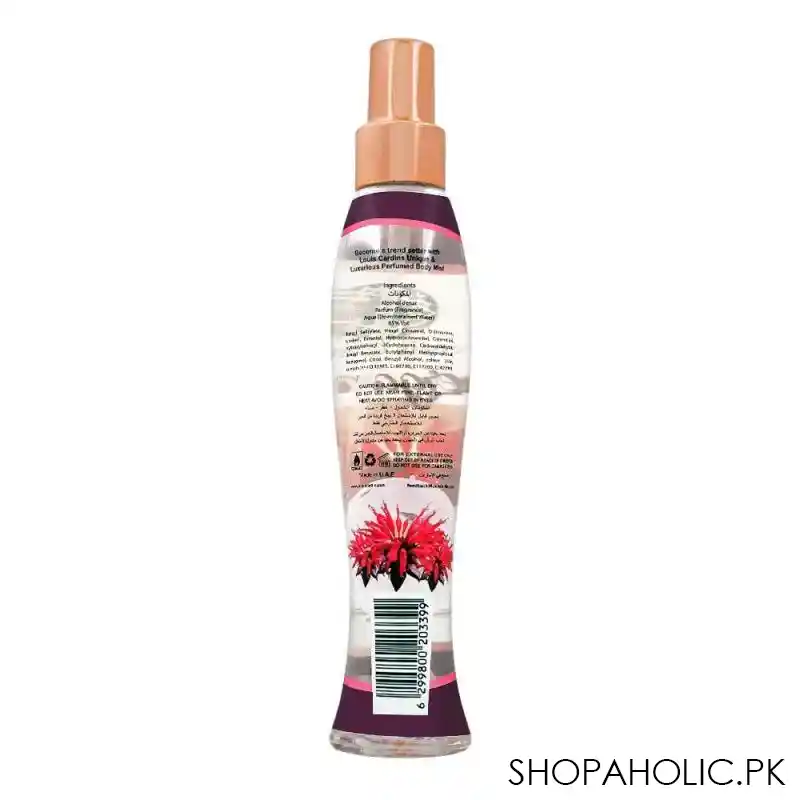 louis cardin bergamot body mist, 175ml image2