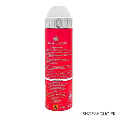 louis cardin compassion femme deo spray, for women, 200ml image2