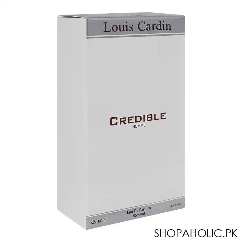 Louis Cardin Credible Homme, Eau De Parfum, For Men, 100ml - Image 3