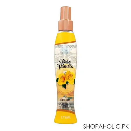 louis cardin rose vanilla body mist, 175ml main image