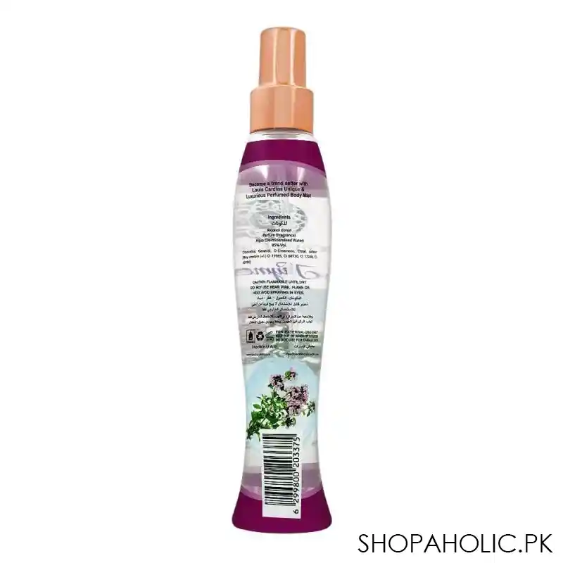 louis cardin thyme body mist, 175ml image2