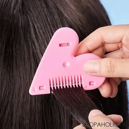 love heart hair trimming comb main image