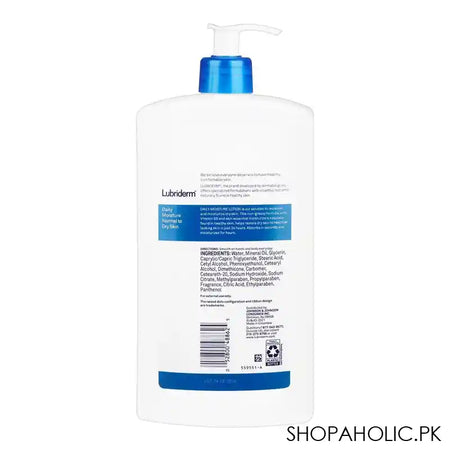 Lubriderm Daily Moisture Lotion With Vitamin B5, Non-Greasy Feel, For Normal To Dry Skin, 709ml - Image 2