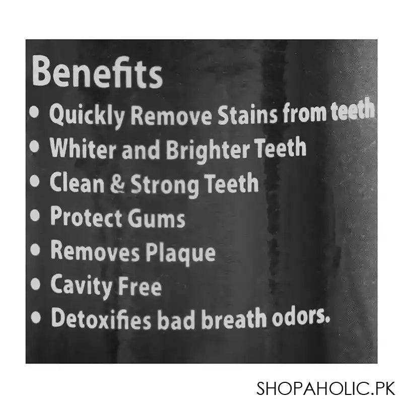 Luqmani Manjun Charcoal Tooth Powder, 80g - Image 2