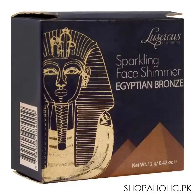 luscious cosmetics sparkling face shimmer, egyptian bronze image3