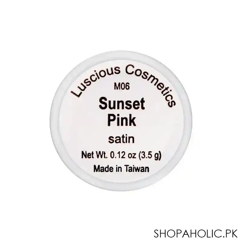 luscious cosmetics super moisturizing lipstick, sunset pink image3