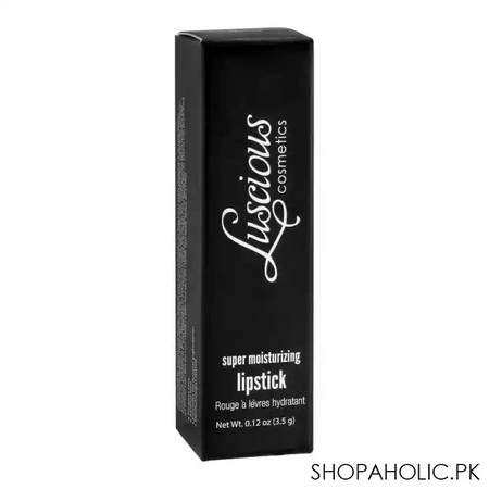 luscious cosmetics super moisturizing lipstick, sunset pink image4