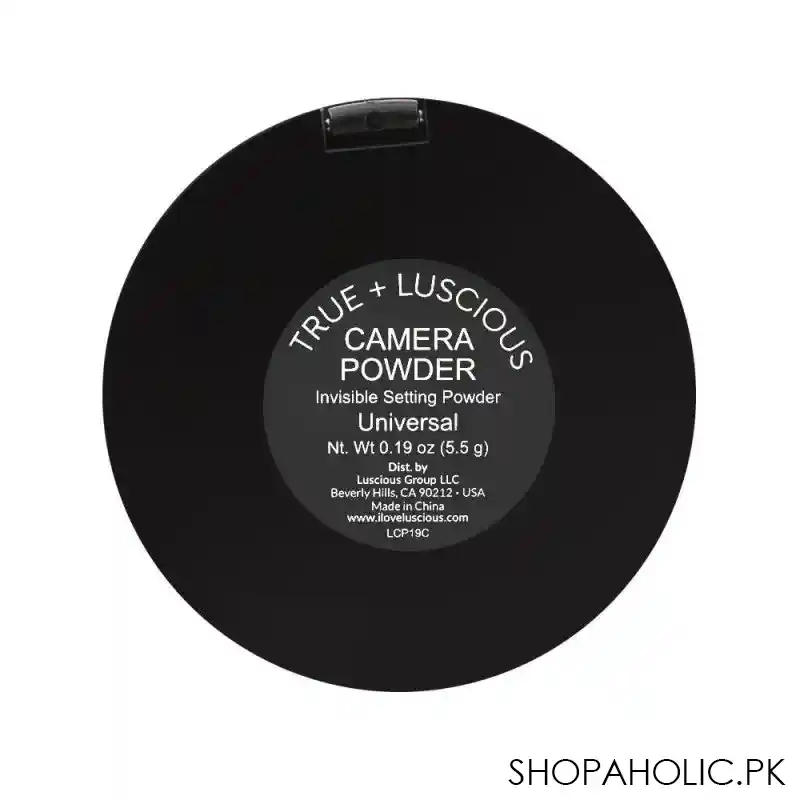 luscious cosmetics true + luscious camera powder invisible setting powder, universal image3
