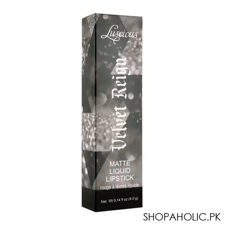 Luscious Cosmetics Velvet Reign Matte Liquid Lipstick, 05 Regal - Image 3