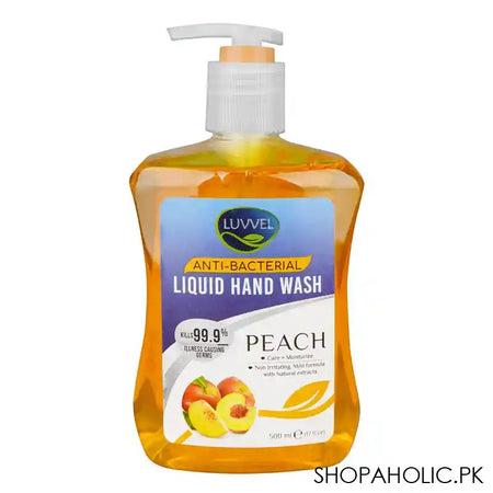Luvvel Peach Liquid Hand Wash - Main Image