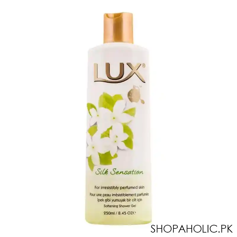 lux silk sensation shower gel, 250ml main image