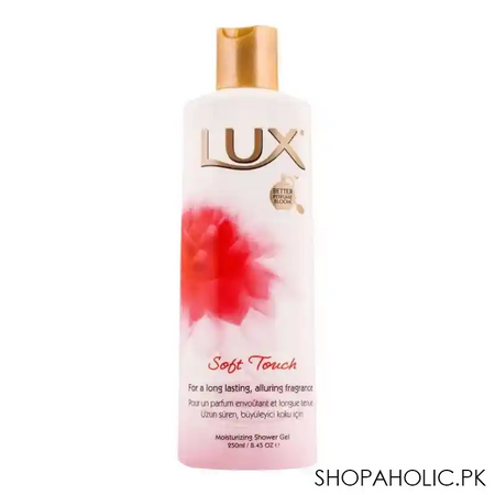 lux soft touch moisturizing shower gel, 250ml, imp main image