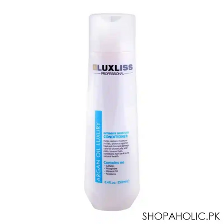 luxliss argan oil luxury intensive moisture conditioner, 250ml main image