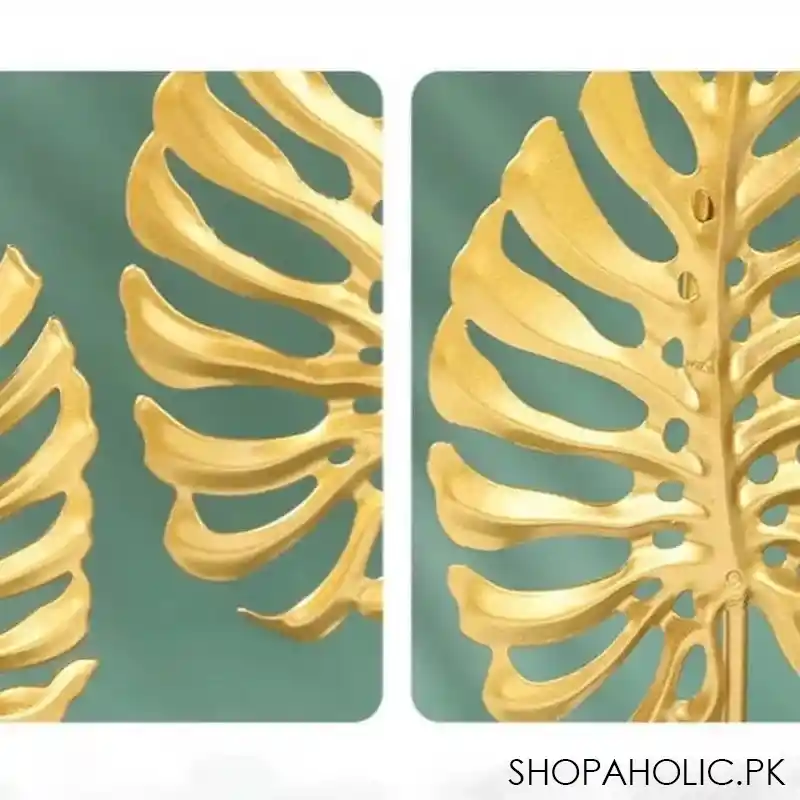 luxury gold turtle leaf image3