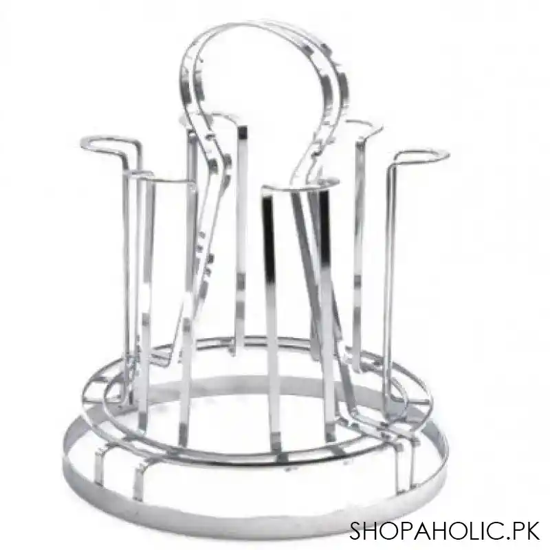 luxury metal glass rack image5
