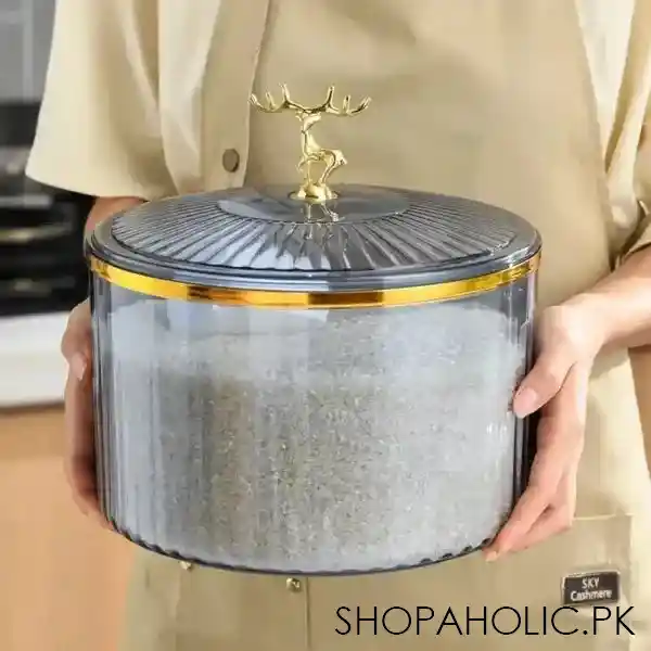 luxury sealed rice bucket main image