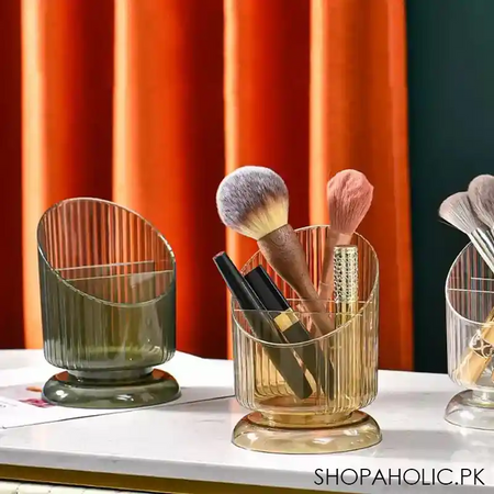 luxury striped lines cup shape pen holder main image