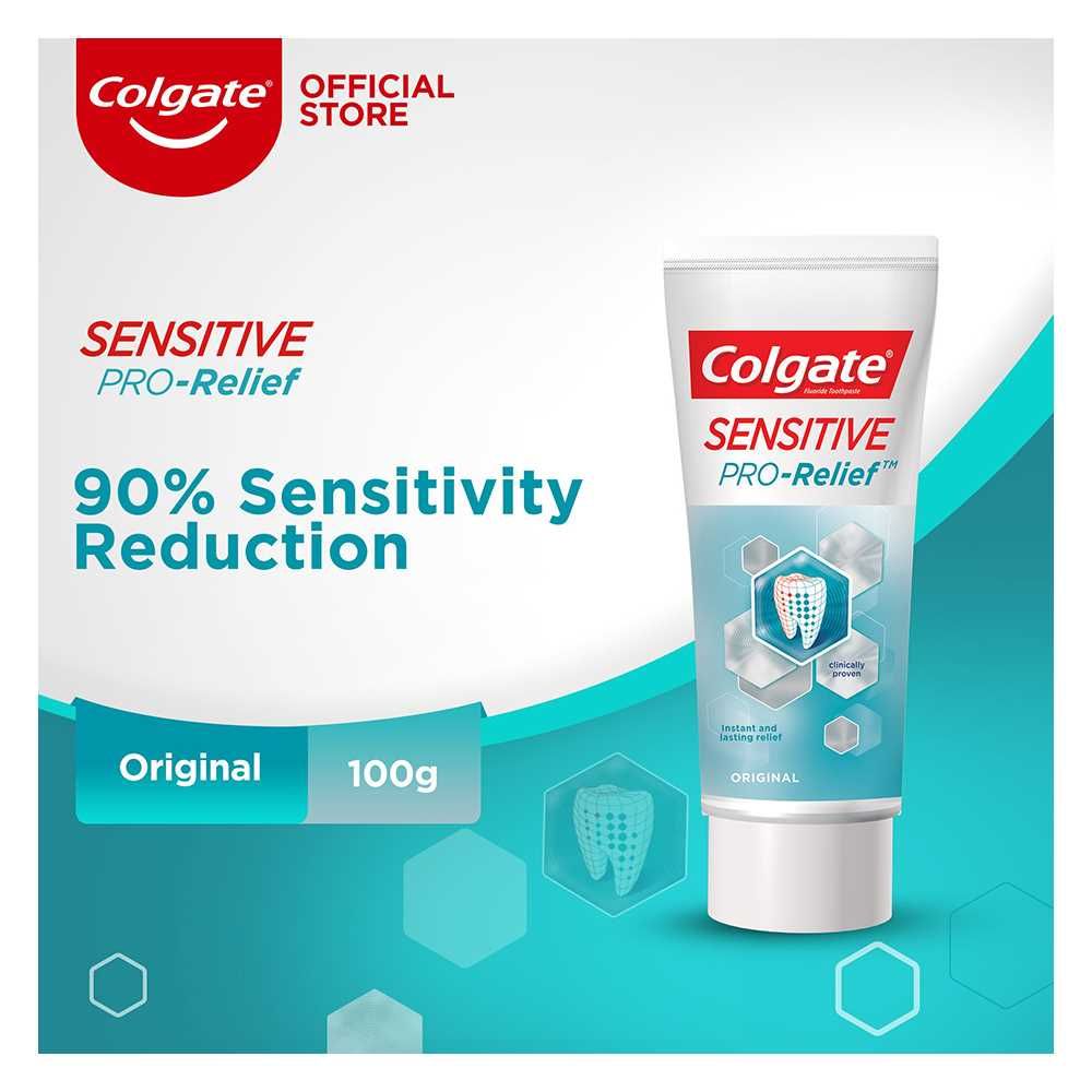 Colgate Sensitive Pro-Relief Original Toothpaste With Free Brush Inside, 100g - Main Image