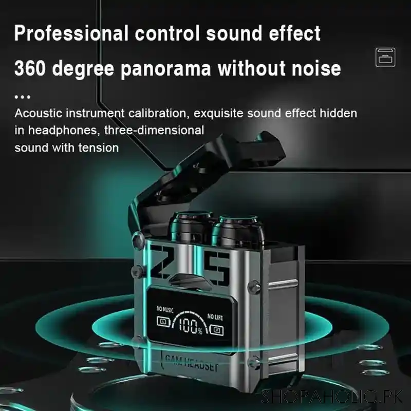 m25 gaming tws wireless earbuds image5