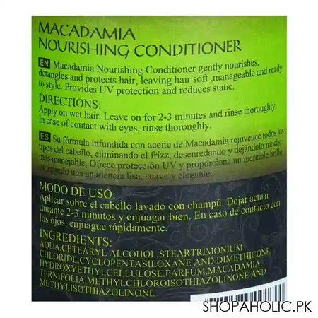 Macadamia De Luxe Macadamia Nourishing Conditioner, For All Hair Types, 300ml - Image 3