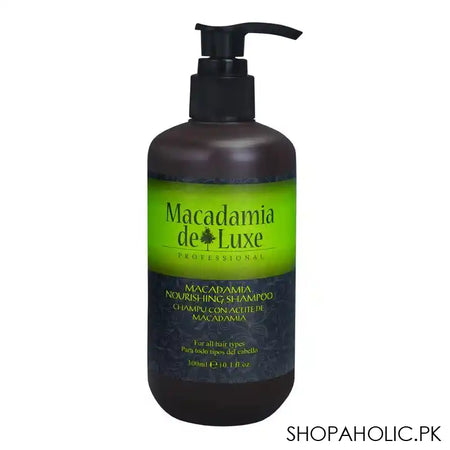 Macadamia De Luxe Macadamia Nourishing Shampoo, For All Hair Types, 300ml - Main Image